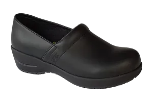 Wellness Faves Leather Work Shoes - Black