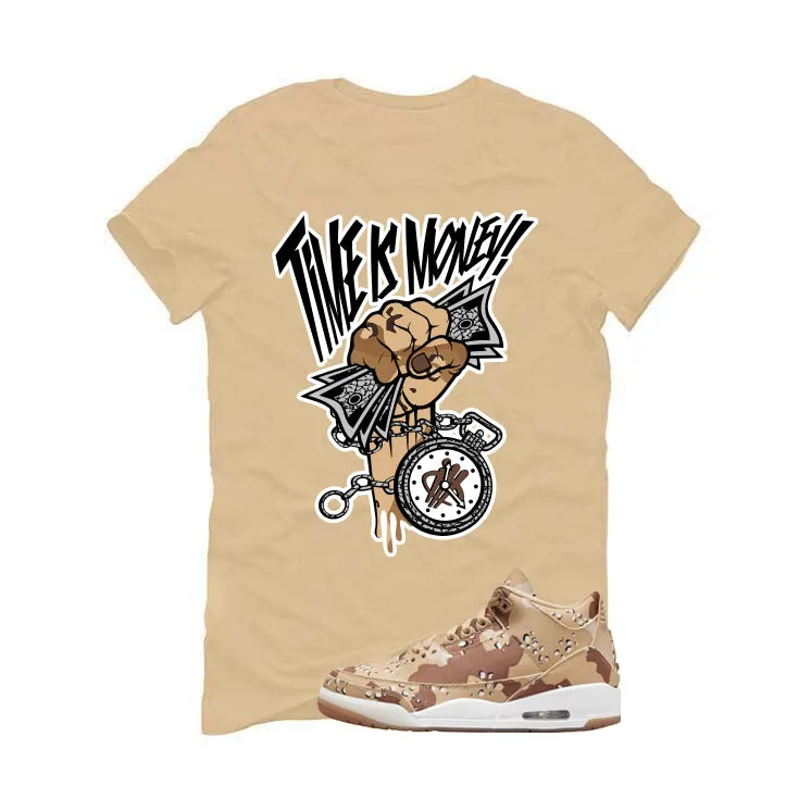 WNBA x Air Jordan 3 Desert Camo Tan T-Shirt (Time Is Money)| illcurrency