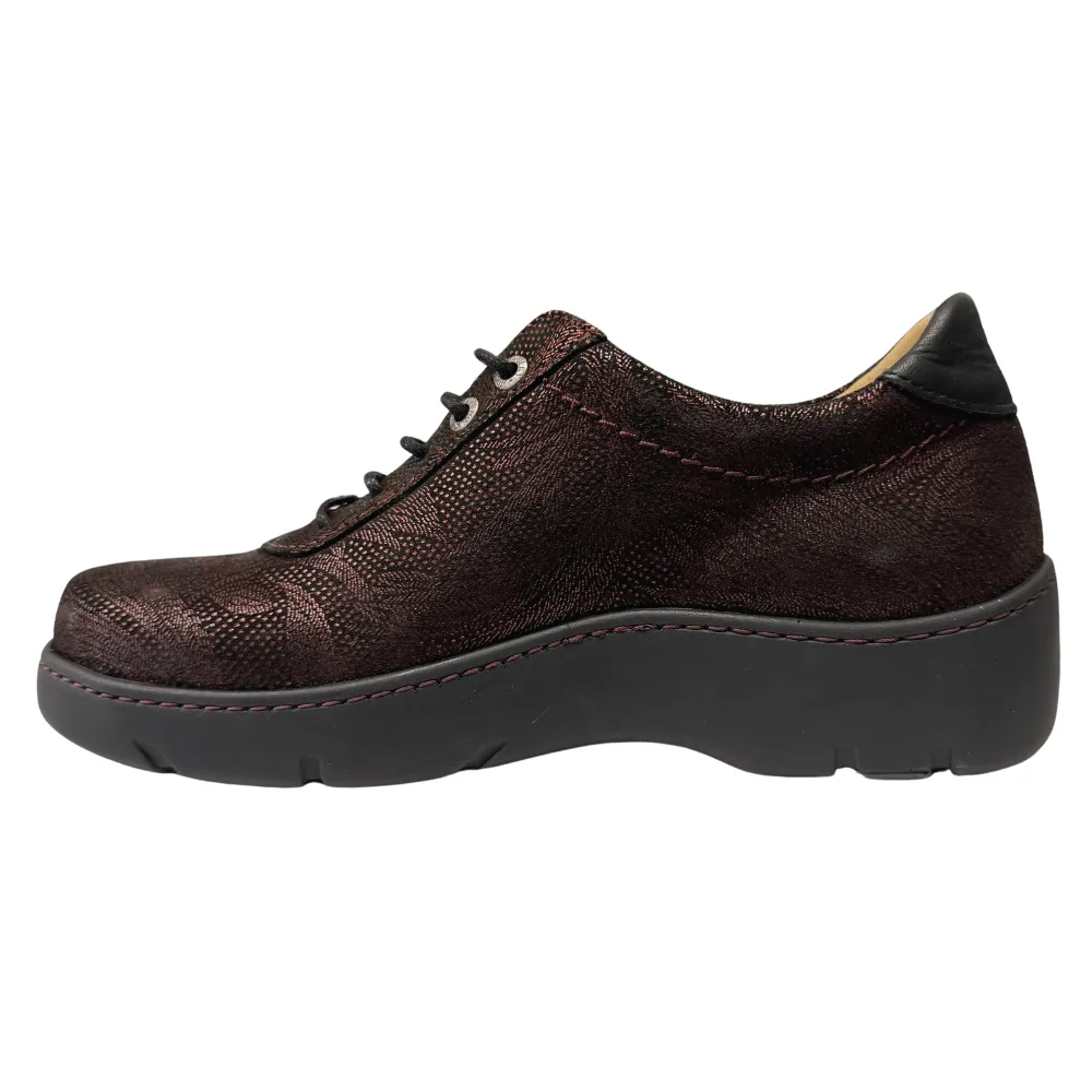 Wolky Fantasy Bordo Leather Shoe (Women's)