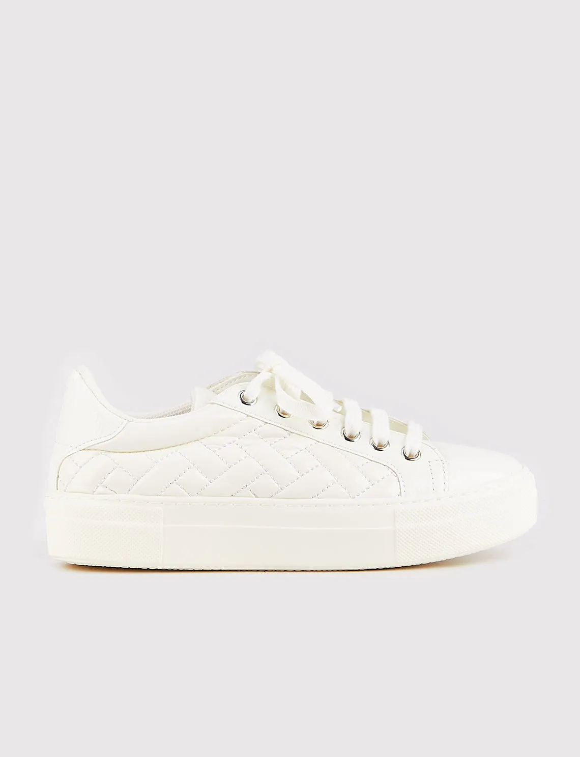 Women White Low Top Sneakers