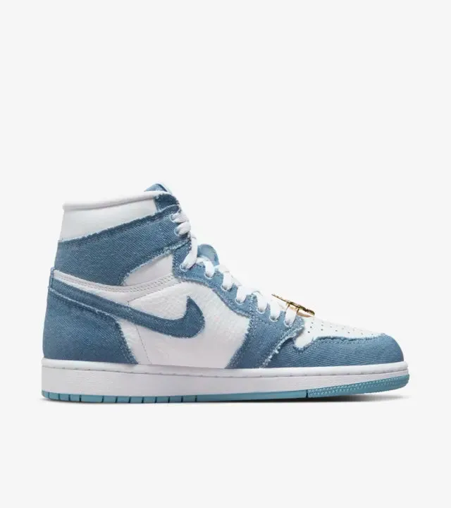 Women's Air Jordan 1 Retro Hi OG White Boarder Blue DM9036-104