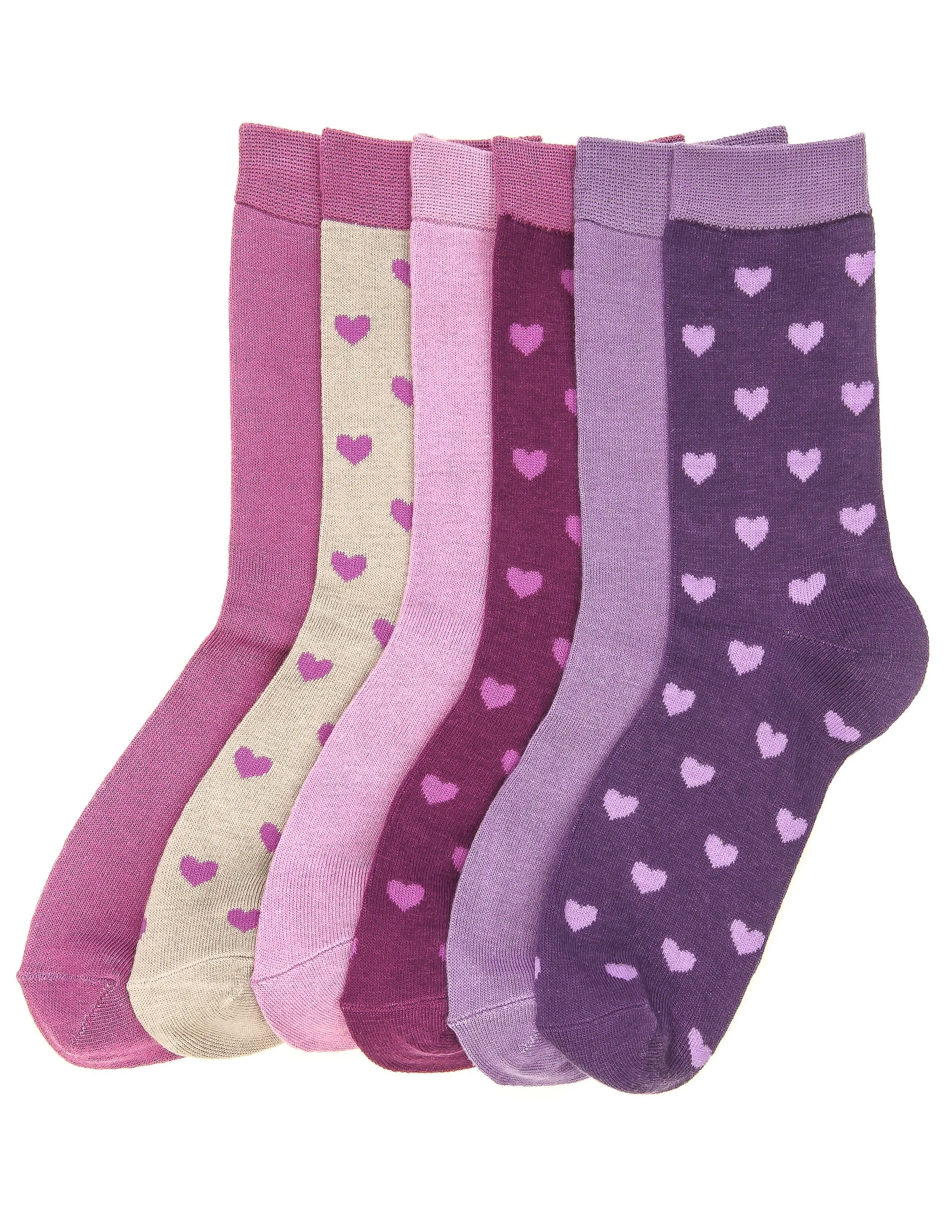 Women's Soft Premium Crew Socks - 6 Pairs