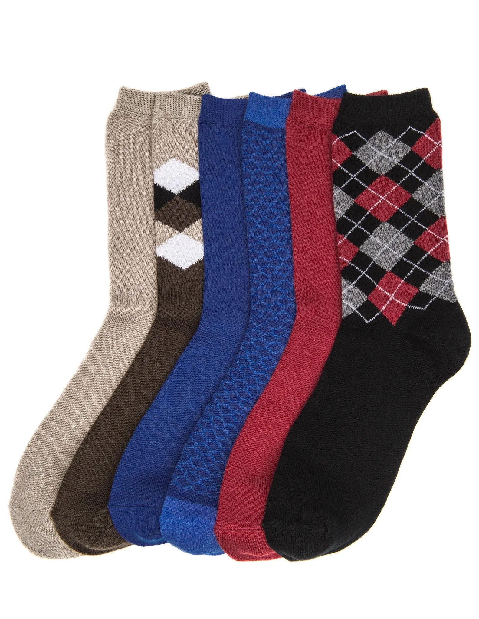 Women's Soft Premium Crew Socks - 6 Pairs