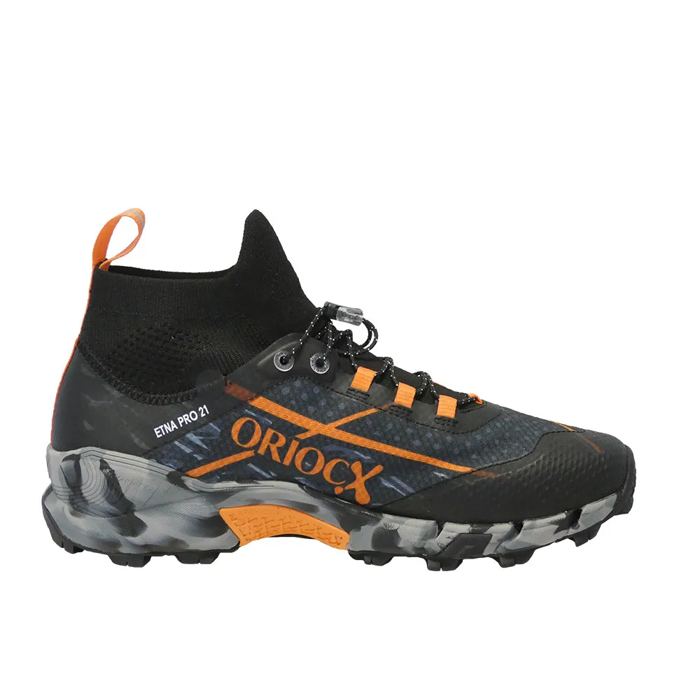 Zapatillas Trail Running Etna 21 Pro Negro Naranja