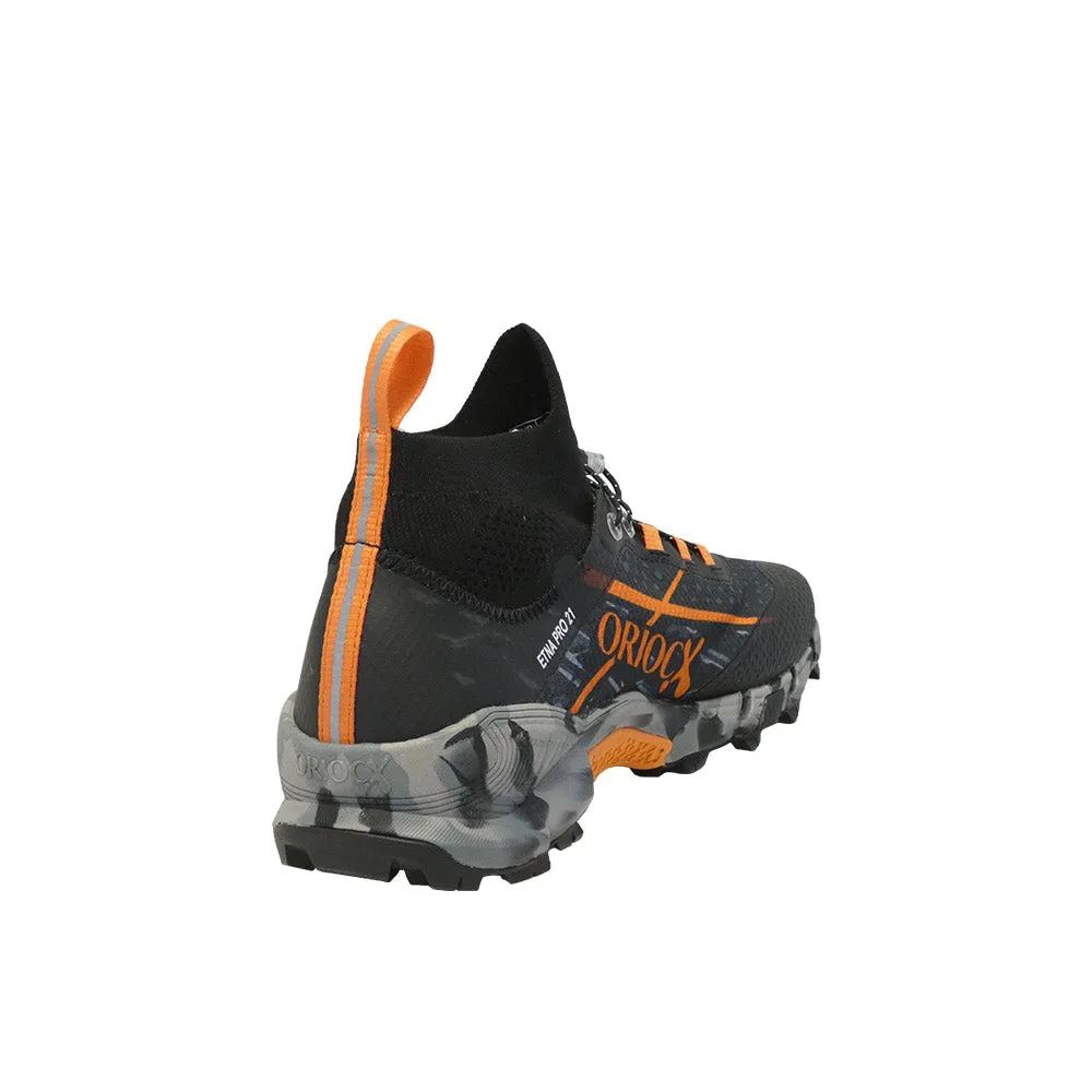 Zapatillas Trail Running Etna 21 Pro Negro Naranja